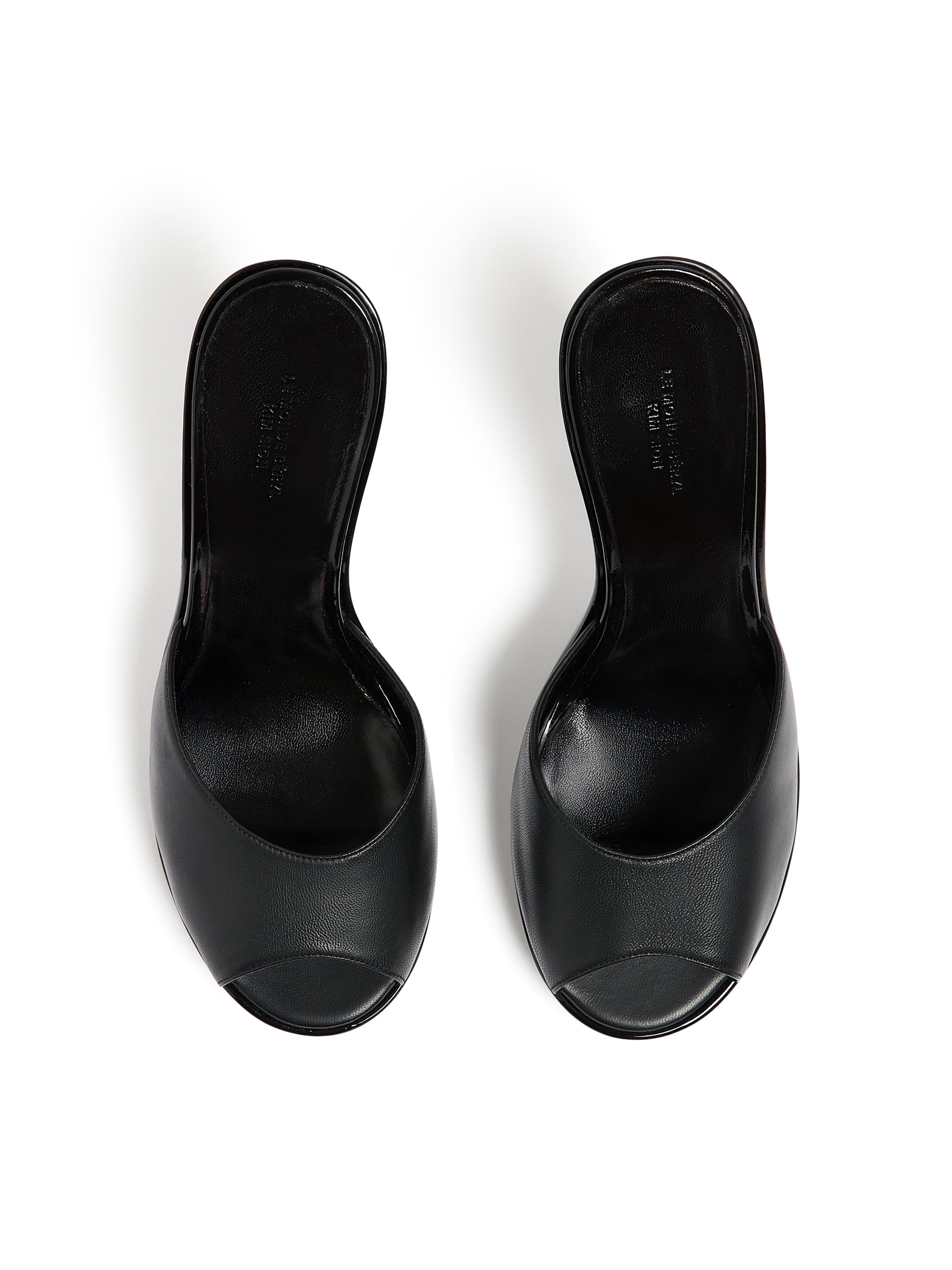 Kim Sion x Le Monde Béryl Black Cherry Mule