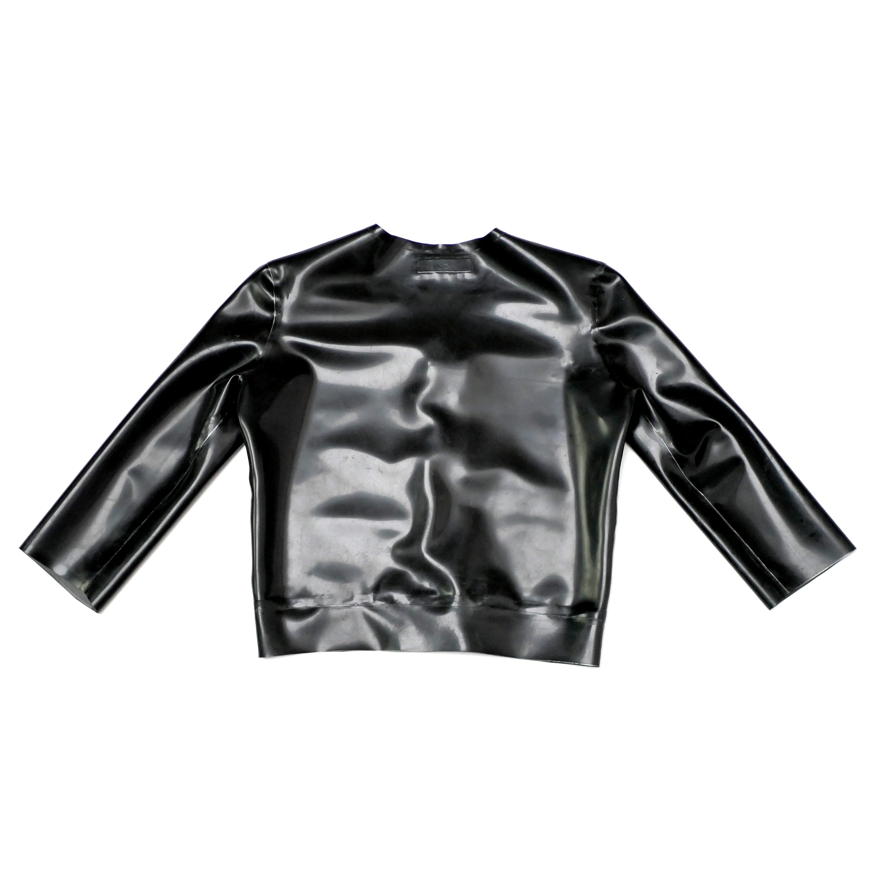 Monique Fei Cropped Latex Cardi